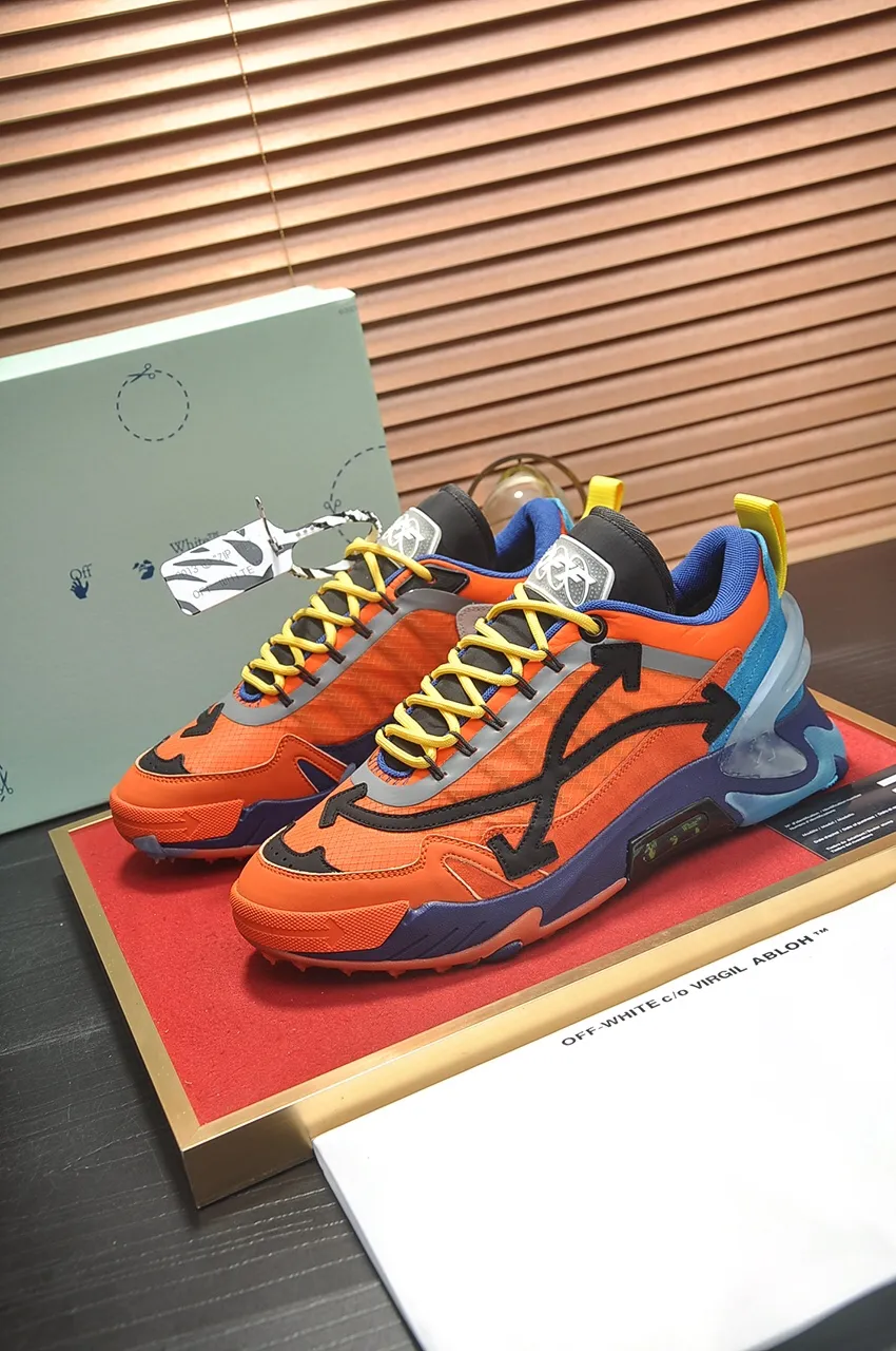 Men's men's shoes💰660💶【off-white】👫 Original one-to-one replica, high-end quality🥳The latest model has not been listed on the official website yet, the top version. Fabric: Imported open-edge beaded laminated leather Lining: Imported breathable mesh Outsole: New material imported TPU combination sole Male 38-44 (customized at 45)